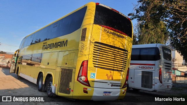 Viação Itapemirim 17007 na cidade de Curitiba, Paraná, Brasil, por Marcelo Horta. Número da foto: #9147870.