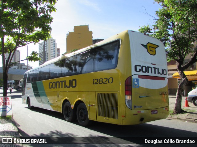 Empresa Gontijo de Transportes 12820 na cidade de Belo Horizonte, Minas Gerais, Brasil, por Douglas Célio Brandao. ID da foto: 9149048.