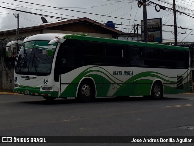 Autotransportes Mata Irola A9 na cidade de Paraíso, Paraíso, Cartago, Costa Rica, por Jose Andres Bonilla Aguilar. Número da foto: #9147351.