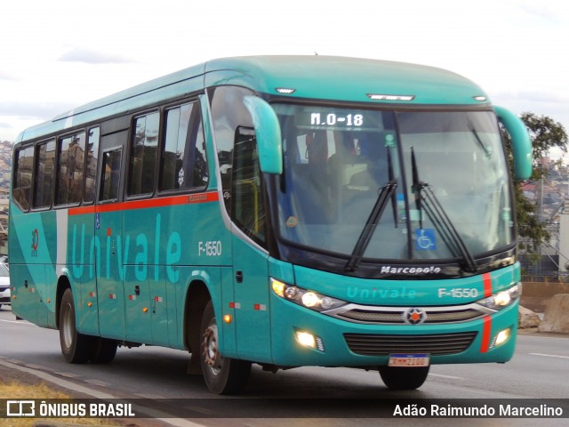 Univale Transportes F-1550 na cidade de Belo Horizonte, Minas Gerais, Brasil, por Adão Raimundo Marcelino. ID da foto: 9151827.