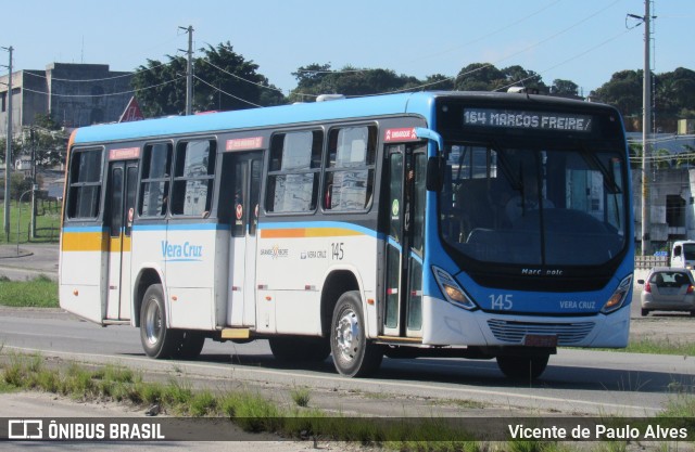 Expresso Vera Cruz 145 na cidade de Jaboatão dos Guararapes, Pernambuco, Brasil, por Vicente de Paulo Alves. ID da foto: 9151596.