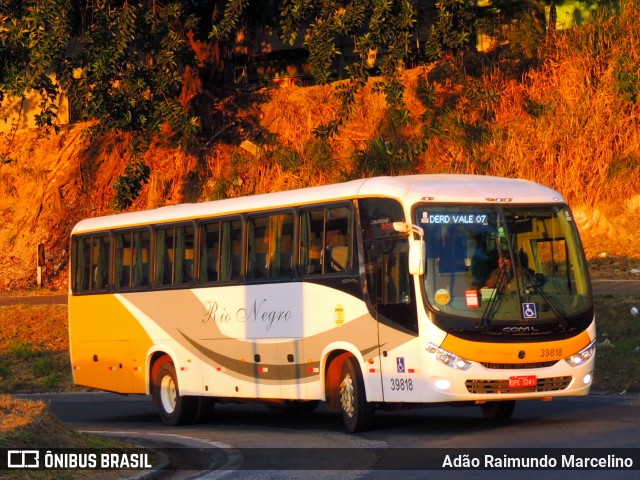 Rio Negro Fretamento e Turismo 39818 na cidade de Belo Horizonte, Minas Gerais, Brasil, por Adão Raimundo Marcelino. ID da foto: 9151734.