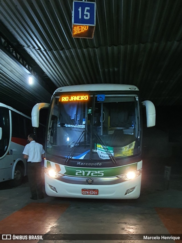 Empresa Gontijo de Transportes 21725 na cidade de Teófilo Otoni, Minas Gerais, Brasil, por Marcelo Henrique. ID da foto: 9151344.