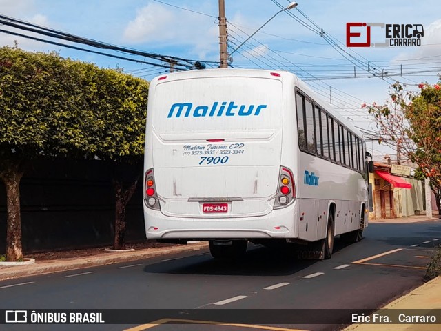 Malitur Turismo 7900 na cidade de Catanduva, São Paulo, Brasil, por Eric Fra.  Carraro. ID da foto: 9150842.