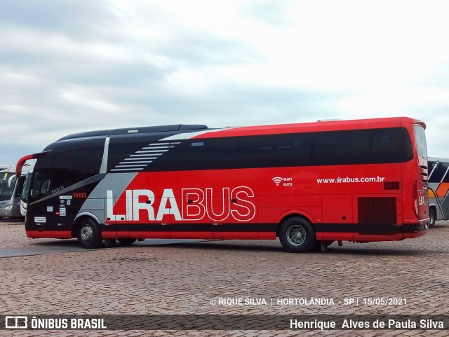 Lirabus 14103 na cidade de Hortolândia, São Paulo, Brasil, por Henrique Alves de Paula Silva. Número da foto: #9154258.