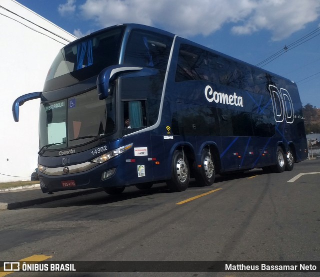 Viação Cometa 14302 na cidade de Juiz de Fora, Minas Gerais, Brasil, por Mattheus Bassamar Neto. Número da foto: #9152366.