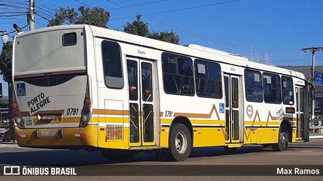 Companhia Carris Porto-Alegrense 0791 na cidade de Porto Alegre, Rio Grande do Sul, Brasil, por Max Ramos. Número da foto: #9155936.