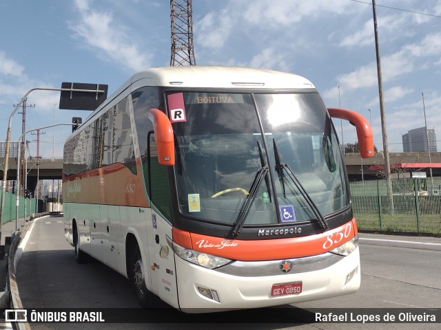 Viação Vale do Tietê 850 na cidade de São Paulo, São Paulo, Brasil, por Rafael Lopes de Oliveira. ID da foto: 9155490.