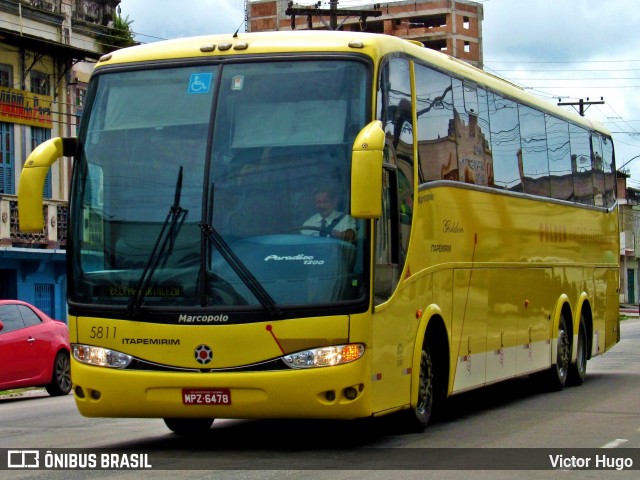 Viação Itapemirim 5811 na cidade de Belém, Pará, Brasil, por Victor Hugo. ID da foto: 9157304.