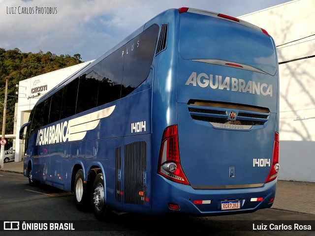 Viação Águia Branca 14014 na cidade de Juiz de Fora, Minas Gerais, Brasil, por Luiz Carlos Rosa. ID da foto: 9155141.