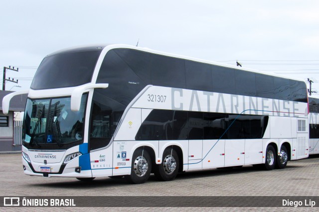 Auto Viação Catarinense 321307 na cidade de Florianópolis, Santa Catarina, Brasil, por Diego Lip. Número da foto: #9155452.