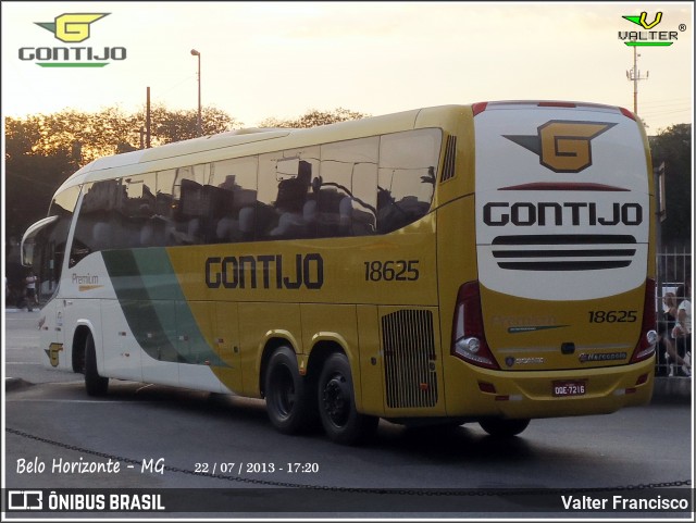 Empresa Gontijo de Transportes 18625 na cidade de Belo Horizonte, Minas Gerais, Brasil, por Valter Francisco. Número da foto: #9157983.
