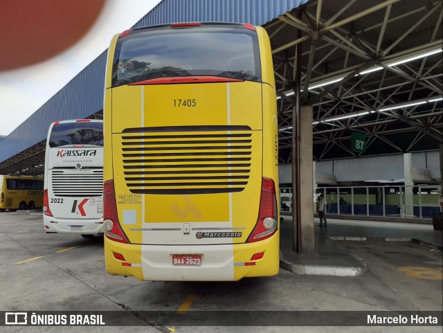 Viação Itapemirim 17405 na cidade de São Paulo, São Paulo, Brasil, por Marcelo Horta. Número da foto: #9157921.