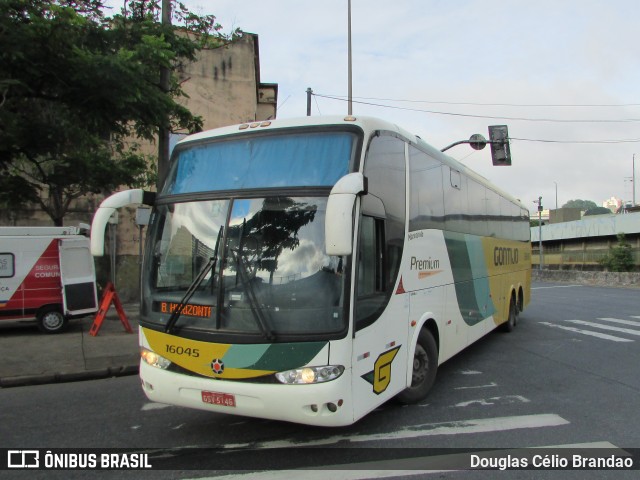 Empresa Gontijo de Transportes 16045 na cidade de Belo Horizonte, Minas Gerais, Brasil, por Douglas Célio Brandao. ID da foto: 9156685.