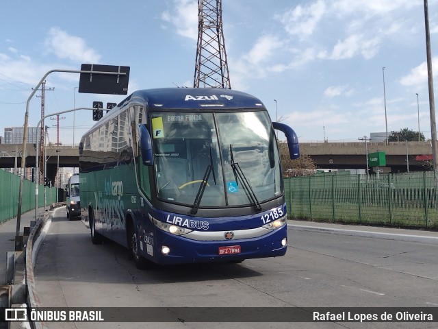 Lirabus 12185 na cidade de São Paulo, São Paulo, Brasil, por Rafael Lopes de Oliveira. Número da foto: #9155480.