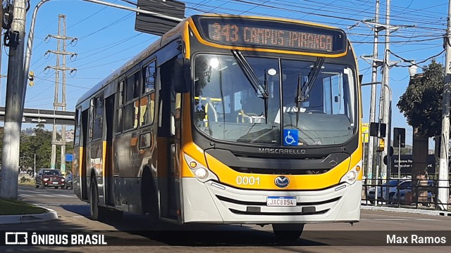 Companhia Carris Porto-Alegrense 0001 na cidade de Porto Alegre, Rio Grande do Sul, Brasil, por Max Ramos. ID da foto: 9155186.