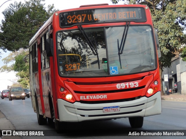 Viação Santa Edwiges 69193 na cidade de Belo Horizonte, Minas Gerais, Brasil, por Adão Raimundo Marcelino. Número da foto: #9158181.