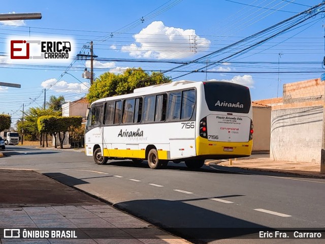 Viação Ariranha 7156 na cidade de Catanduva, São Paulo, Brasil, por Eric Fra.  Carraro. ID da foto: 9156375.