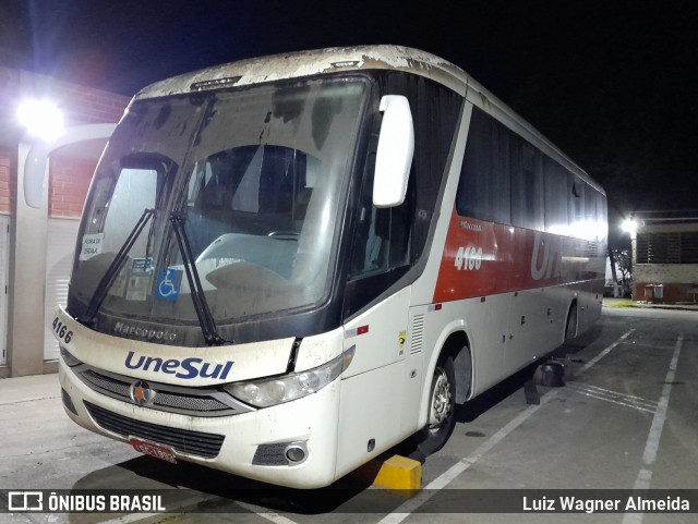 Unesul de Transportes 4166 na cidade de Porto Alegre, Rio Grande do Sul, Brasil, por Luiz Wagner Almeida. Número da foto: #9156134.