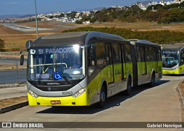 São Dimas Transportes 10743 na cidade de Belo Horizonte, Minas Gerais, Brasil, por Gabriel Henrique. ID da foto: 9155109.