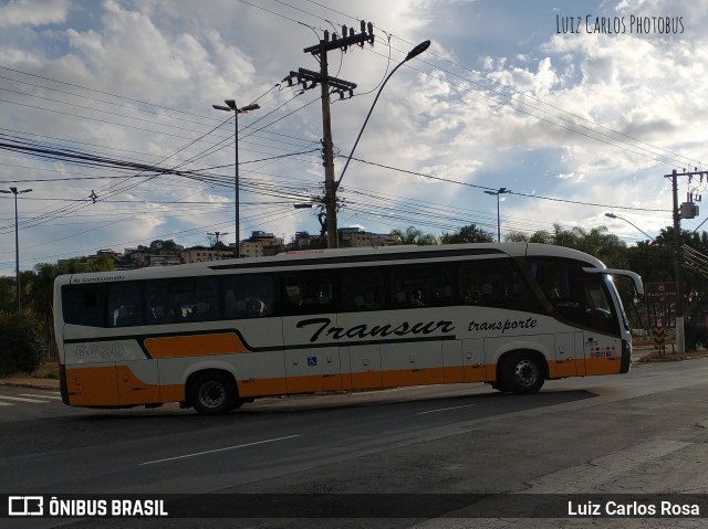 Transur - Transporte Rodoviário Mansur 6630 na cidade de Juiz de Fora, Minas Gerais, Brasil, por Luiz Carlos Rosa. Número da foto: #9155165.