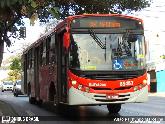 Autotrans > Turilessa 25457 na cidade de Belo Horizonte, Minas Gerais, Brasil, por Adão Raimundo Marcelino. ID da foto: 9158020.