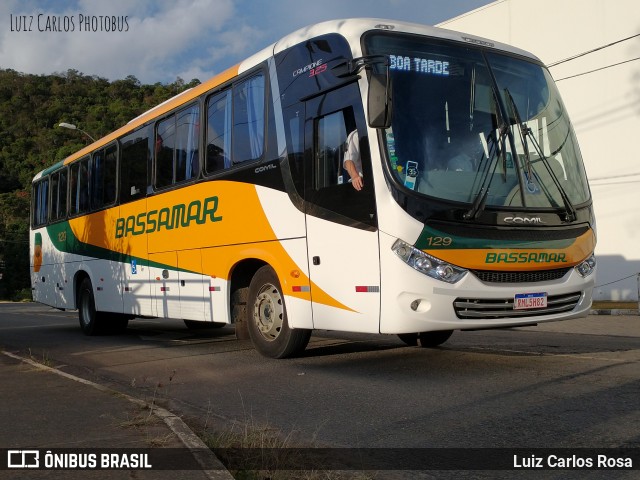 Viação Bassamar 129 na cidade de Juiz de Fora, Minas Gerais, Brasil, por Luiz Carlos Rosa. ID da foto: 9155927.