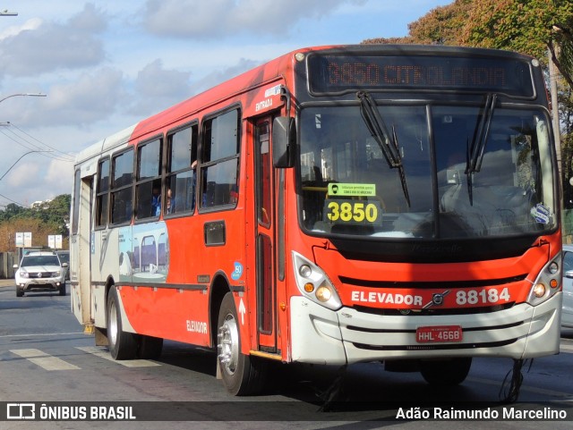 Viação Novo Retiro 88184 na cidade de Belo Horizonte, Minas Gerais, Brasil, por Adão Raimundo Marcelino. Número da foto: #9158266.