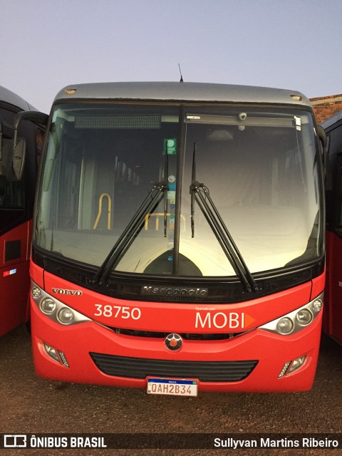 MOBI Transporte 38750 na cidade de Anápolis, Goiás, Brasil, por Sullyvan Martins Ribeiro. Número da foto: #9157298.