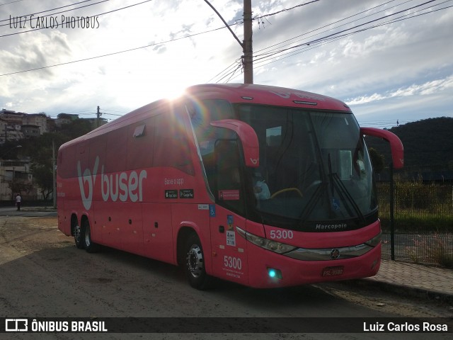 Buser Brasil Tecnologia 5300 na cidade de Juiz de Fora, Minas Gerais, Brasil, por Luiz Carlos Rosa. ID da foto: 9155920.