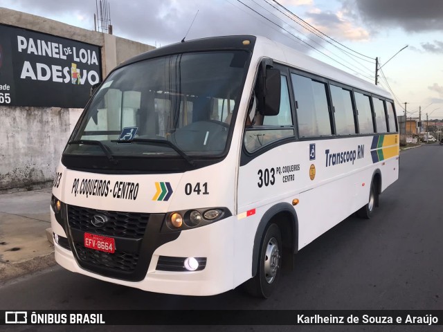 Transcoop RN 041 na cidade de São Gonçalo do Amarante, Rio Grande do Norte, Brasil, por Karlheinz de Souza e Araújo. Número da foto: #9227322.