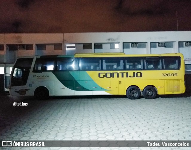 Empresa Gontijo de Transportes 12605 na cidade de Governador Valadares, Minas Gerais, Brasil, por Tadeu Vasconcelos. ID da foto: 9226849.