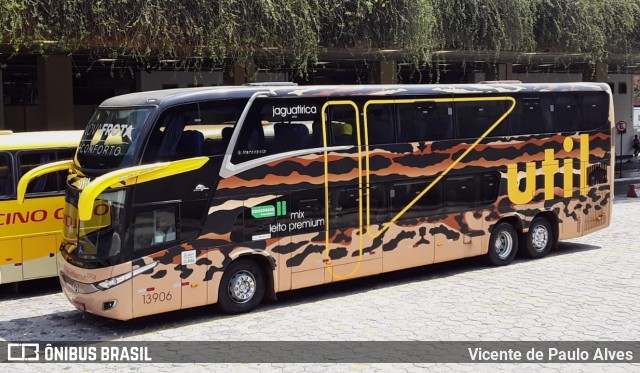 UTIL - União Transporte Interestadual de Luxo 13906 na cidade de Belo Horizonte, Minas Gerais, Brasil, por Vicente de Paulo Alves. ID da foto: 9258799.