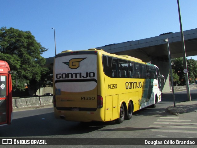 Empresa Gontijo de Transportes 14350 na cidade de Belo Horizonte, Minas Gerais, Brasil, por Douglas Célio Brandao. ID da foto: 9257404.