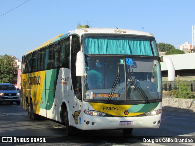 Empresa Gontijo de Transportes 14305 na cidade de Belo Horizonte, Minas Gerais, Brasil, por Douglas Célio Brandao. ID da foto: 9256998.