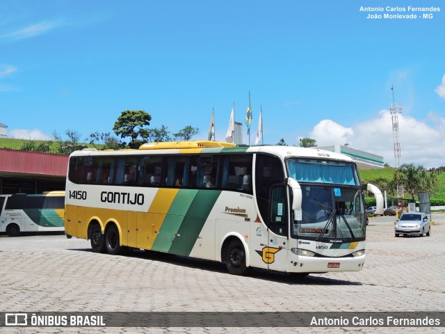 Empresa Gontijo de Transportes 14150 na cidade de João Monlevade, Minas Gerais, Brasil, por Antonio Carlos Fernandes. ID da foto: 9256974.