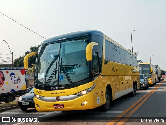 Viação Itapemirim 60033 na cidade de Campos dos Goytacazes, Rio de Janeiro, Brasil, por Breno Vieira. ID da foto: 9257775.