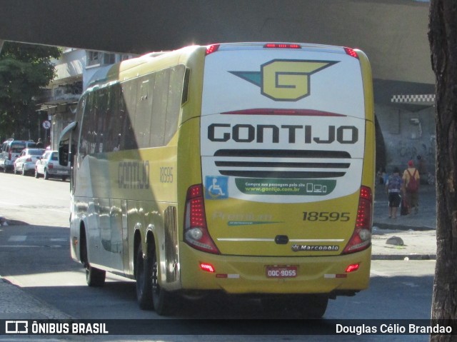 Empresa Gontijo de Transportes 18595 na cidade de Belo Horizonte, Minas Gerais, Brasil, por Douglas Célio Brandao. ID da foto: 9257252.