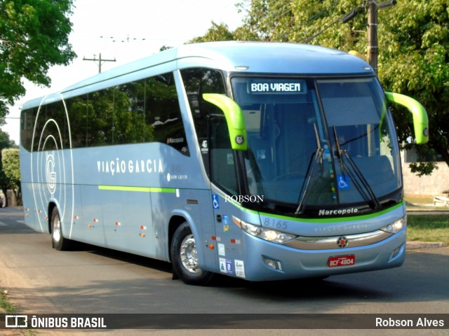 Viação Garcia 8165 na cidade de Paranavaí, Paraná, Brasil, por Robson Alves. Número da foto: #9261591.