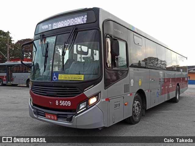 Auto Viação Transcap 8 5609 na cidade de São Paulo, São Paulo, Brasil, por Caio  Takeda. ID da foto: 9261585.