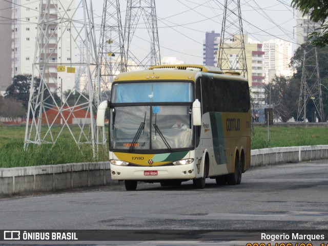 Empresa Gontijo de Transportes 17110 na cidade de São José dos Campos, São Paulo, Brasil, por Rogerio Marques. ID da foto: 9262571.