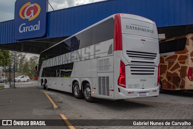 Auto Viação Catarinense 321301 na cidade de Resende, Rio de Janeiro, Brasil, por Gabriel Nunes de Carvalho. ID da foto: 9261734.