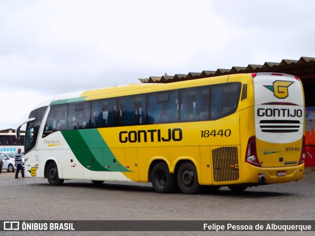 Empresa Gontijo de Transportes 18440 na cidade de Vitória da Conquista, Bahia, Brasil, por Felipe Pessoa de Albuquerque. ID da foto: 9262582.