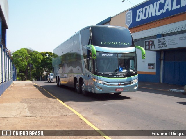 Viação Garcia 8624 na cidade de Apucarana, Paraná, Brasil, por Emanoel Diego.. ID da foto: 9259626.