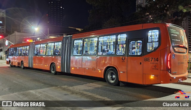 Transporte Coletivo Glória BE714 na cidade de Curitiba, Paraná, Brasil, por Claudio Luiz. ID da foto: 9260501.