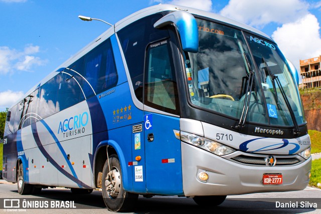 AGC Rio Turismo 5710 na cidade de São Lourenço, Minas Gerais, Brasil, por Daniel Silva. Número da foto: #9262630.