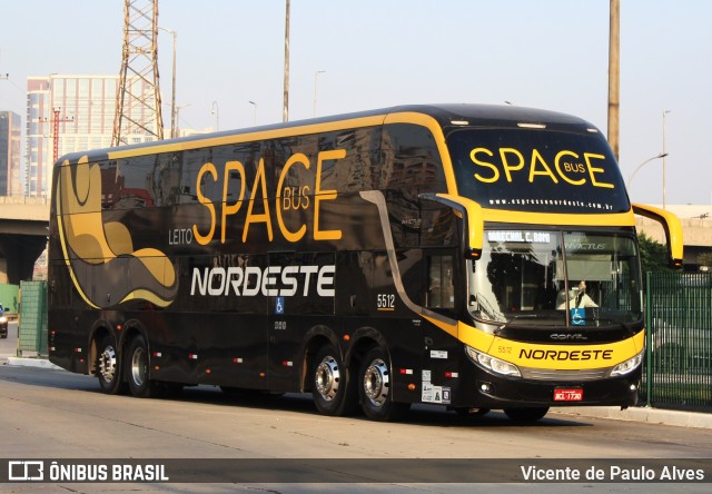 Expresso Nordeste 5512 na cidade de São Paulo, São Paulo, Brasil, por Vicente de Paulo Alves. Número da foto: #9259048.