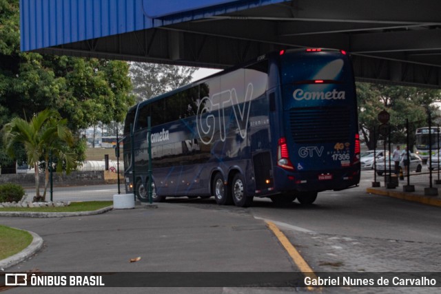 Viação Cometa 17306 na cidade de Resende, Rio de Janeiro, Brasil, por Gabriel Nunes de Carvalho. Número da foto: #9261720.