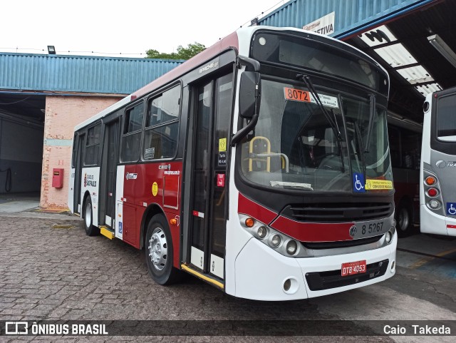 Auto Viação Transcap 8 5267 na cidade de São Paulo, São Paulo, Brasil, por Caio  Takeda. ID da foto: 9261548.