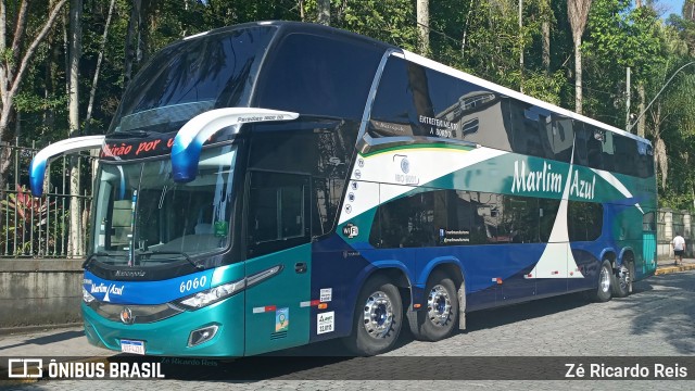 Marlim Azul Turismo 6060 na cidade de Petrópolis, Rio de Janeiro, Brasil, por Zé Ricardo Reis. Número da foto: #9260406.